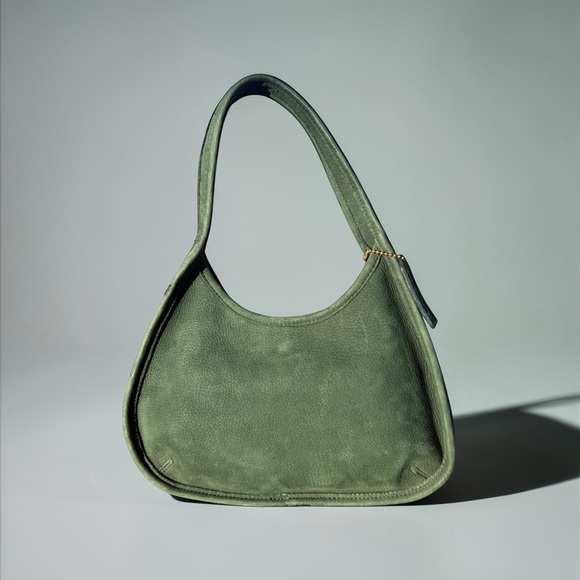 RARE Coach Ergo Mini Satchel 4399 Spruce Nubuck Green w Original Hangtag - Picture 7 of 14